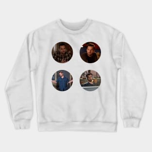 Nick Miller Sticker Pack Crewneck Sweatshirt